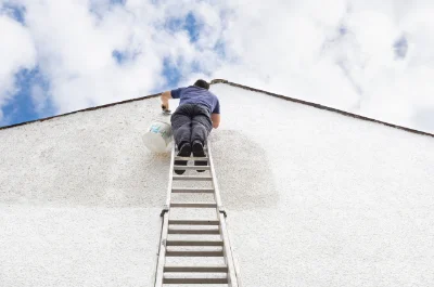 Peinture extérieure à Mézeray — façades et ravalement